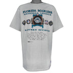 MLB (Nutmeg) - Florida Marlins National League Champions T-Shirt 1992 X-Large Vintage Retro Baseball