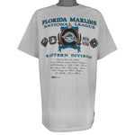 MLB (Nutmeg) - Florida Marlins National League Champions T-Shirt 1992 X-Large Vintage Retro Baseball
