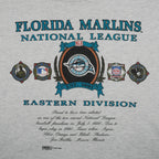 MLB (Nutmeg) - Florida Marlins National League Champions T-Shirt 1992 X-Large Vintage Retro Baseball