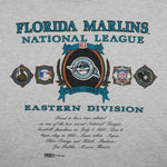 MLB (Nutmeg) - Florida Marlins National League Champions T-Shirt 1992 X-Large Vintage Retro Baseball