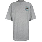 NBA - Vancouver Grizzlies 1/2 Button-Up T-Shirt 1990s X-Large Vintage Retro Basketball
