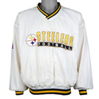 Starter - NFL Pittsburgh Steelers Pullover Windbreaker 1990s Large Vintage Retro Football