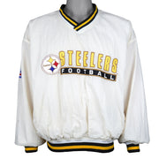 Starter - NFL Pittsburgh Steelers Pullover Windbreaker 1990s Large Vintage Retro Football
