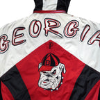 NCAA (Pro Player) - Georgia Bulldogs Hooded Puffer Jacket 1990s X-Large Vintage Retro