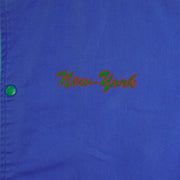 Vintage (Wajctex) - Blue & Green New York BGE 88 Denim Jacket 1990s Large Vintage Retro