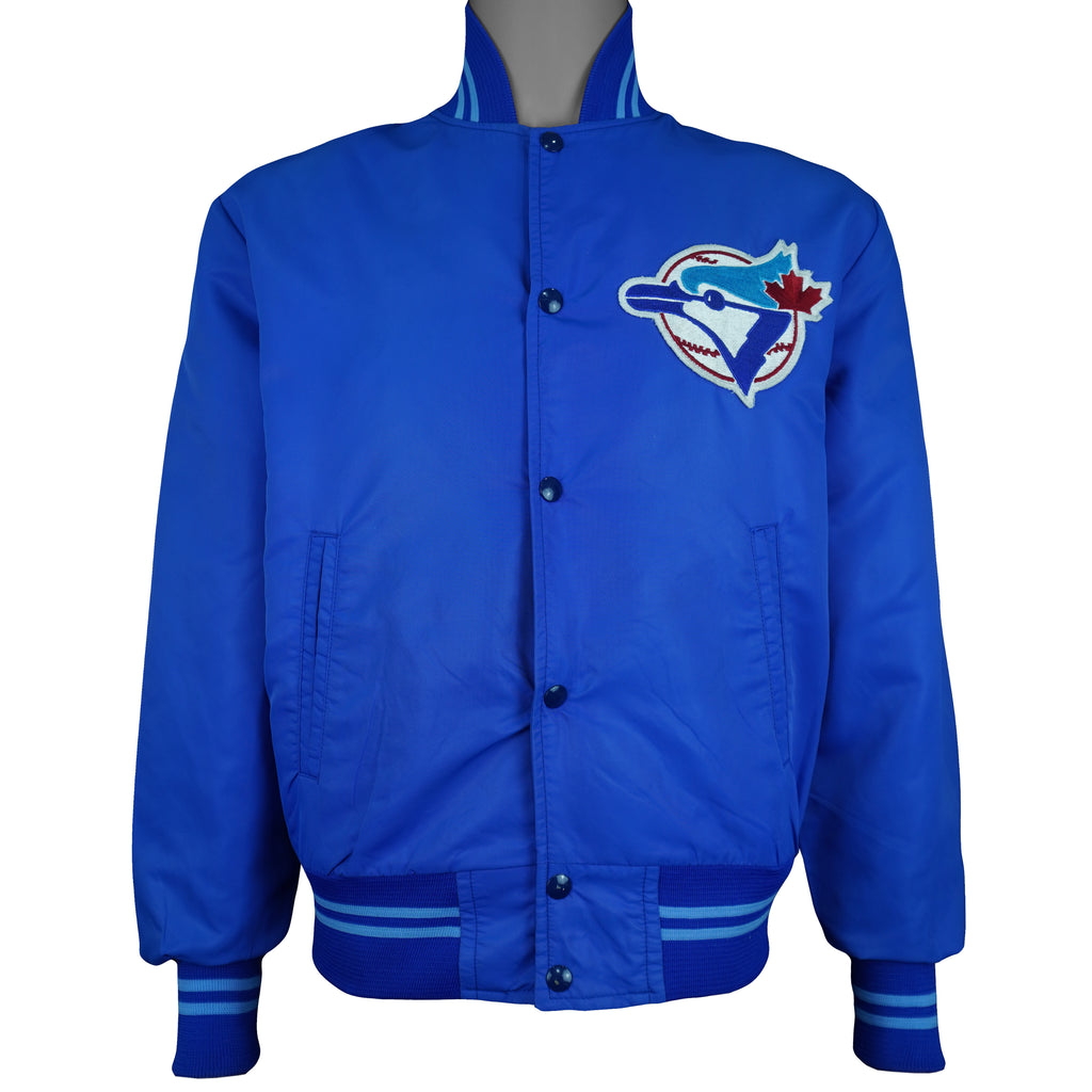 MLB - Toronto Blue Jays Satin Jacket 1990s Medium Vintage Retro Baseball