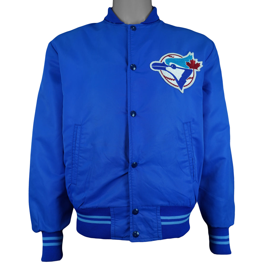 MLB - Toronto Blue Jays Satin Jacket 1990s Medium Vintage Retro Baseball