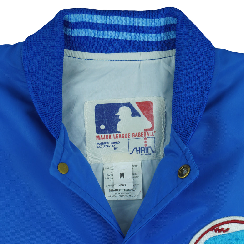 MLB - Toronto Blue Jays Satin Jacket 1990s Medium Vintage Retro Baseball