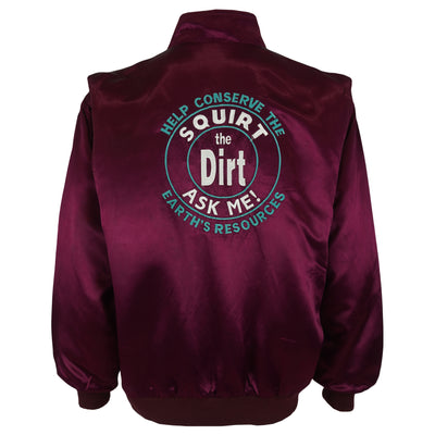 Vintage (CG Apparel) - Enviro-Tech International Satin Jacket 1980s Large