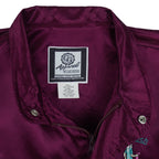Vintage (CG Apparel) - Enviro-Tech International Satin Jacket 1980s Large Vintage Retro