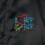 Vintage - I Love NY Las Vegas Satin Jacket 1990s XX-Large Vintage Retro