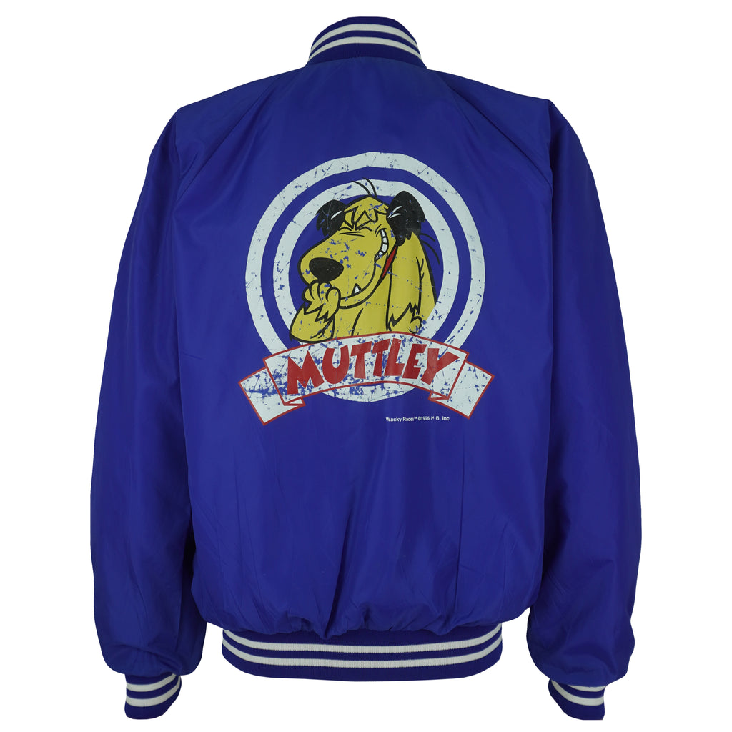 NASCAR (Mobil) - Wacky Races Satin Jacket 1996 Medium Vintage Retro