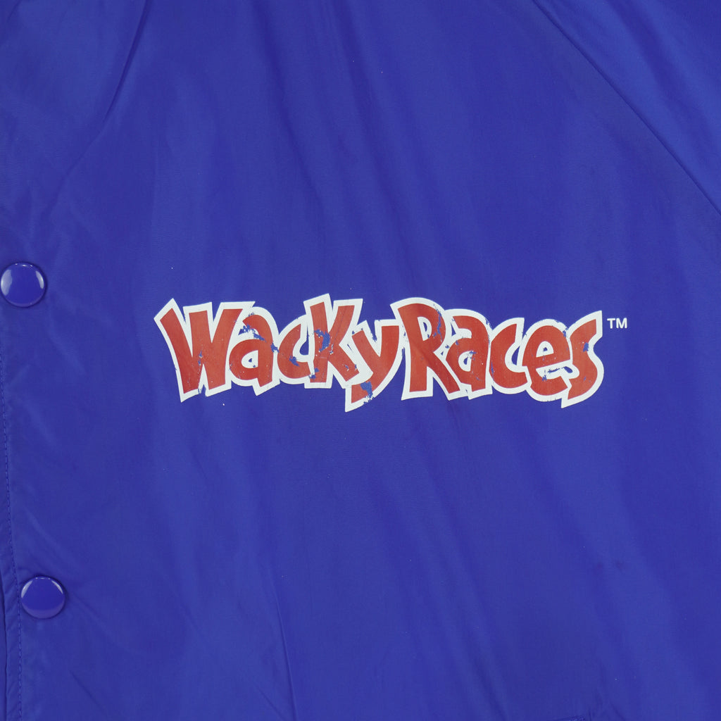 NASCAR (Mobil) - Wacky Races Satin Jacket 1996 Medium Vintage Retro