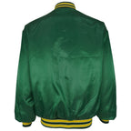 MLB (Swingster) - Oakland Athletics Bomber Satin Jacket 1990s X-Large Vintage Retro Baseball