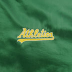 MLB (Swingster) - Oakland Athletics Bomber Satin Jacket 1990s X-Large Vintage Retro Baseball