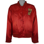 FUBU - Varsity 05 Sport Spell-Out Satin Jacket 1990s 3X-Large Vintage Retro