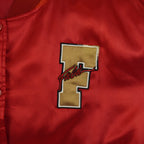 FUBU - Varsity 05 Sport Spell-Out Satin Jacket 1990s 3X-Large Vintage Retro
