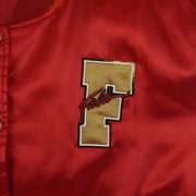 FUBU - Varsity 05 Sport Spell-Out Satin Jacket 1990s 3X-Large Vintage Retro