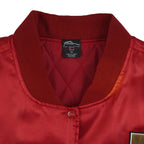 FUBU - Varsity 05 Sport Spell-Out Satin Jacket 1990s 3X-Large Vintage Retro