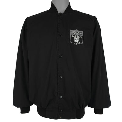 NFL (Auburn Sportswear) - Los Angeles Raiders Embroidered Jacket 1990s X-Large