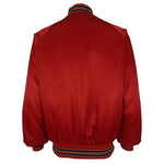 NHL (Chalk Line) - Chicago Blackhawks Satin Puffer Jacket 1990s X-Large Vintage Retro Hockey