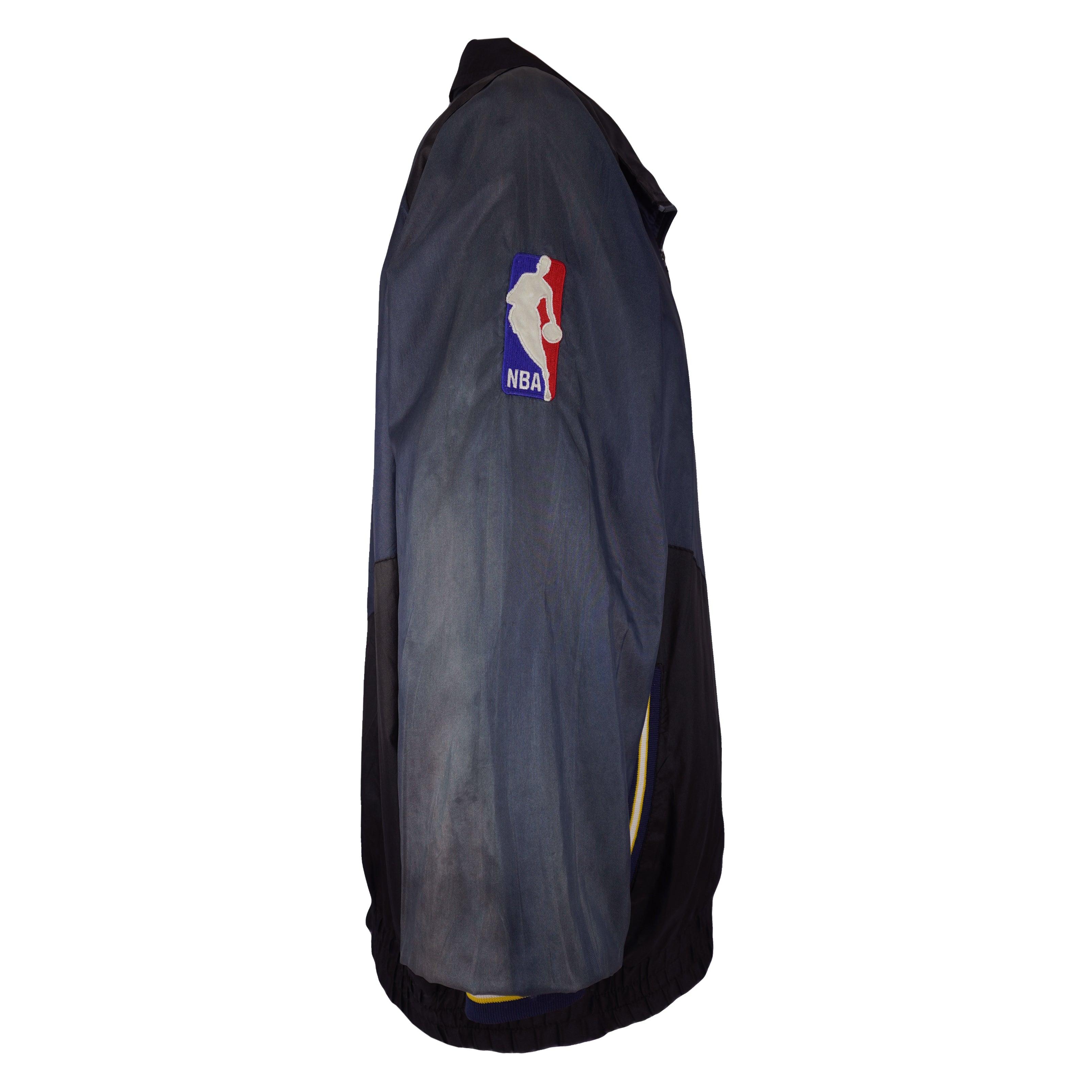 NBA (Pro Player) - Golden State Warriors Zip-Up Windbreaker 1990s Medium Vintage Retro Basketball