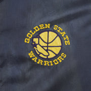 NBA (Pro Player) - Golden State Warriors Zip-Up Windbreaker 1990s Medium Vintage Retro Basketball