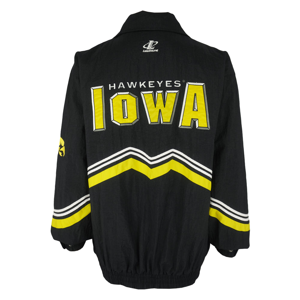 NCAA (Logo Athletic) - Iowa Hawkeyes Windbreaker 1990s Large Vintage Retro