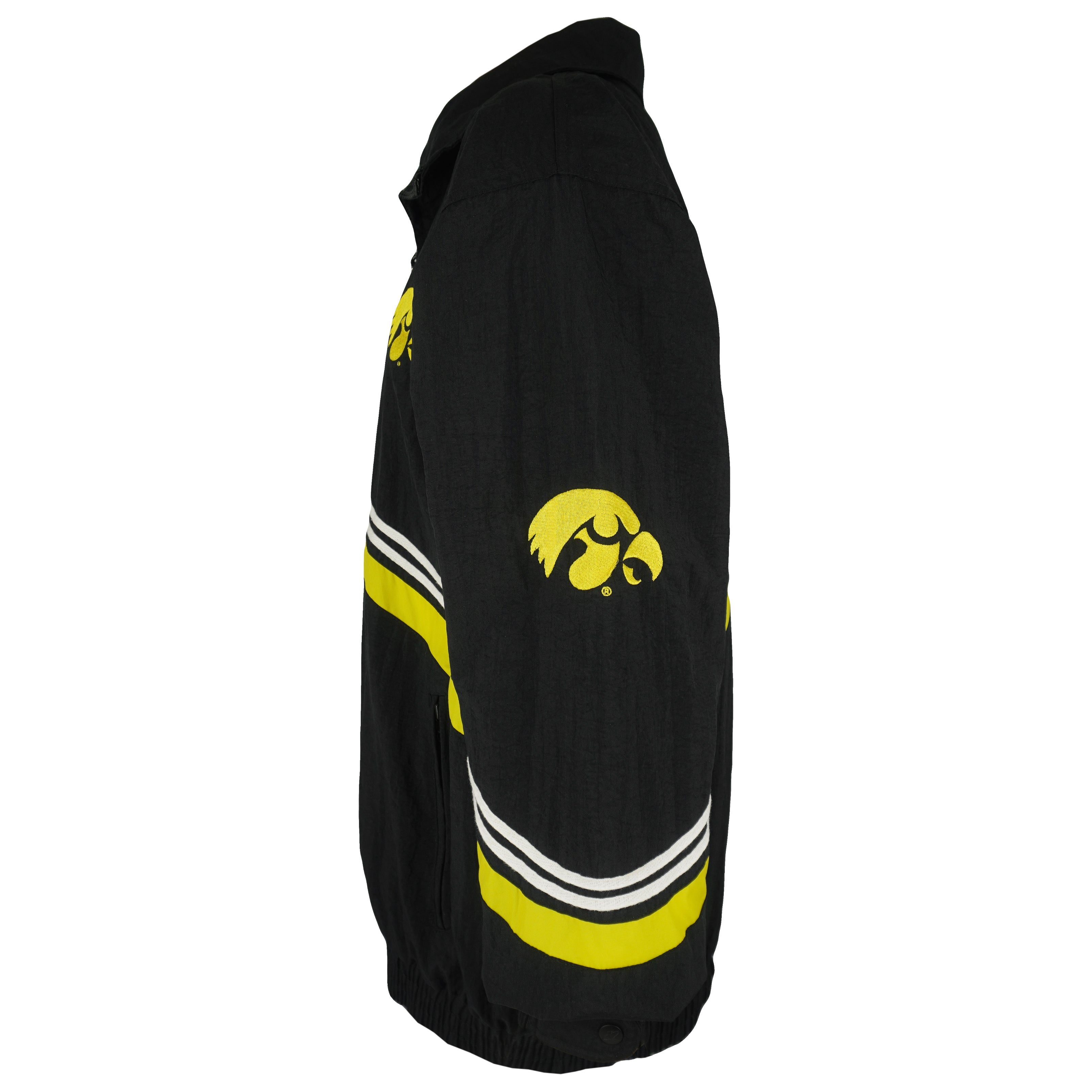 NCAA (Logo Athletic) - Iowa Hawkeyes Windbreaker 1990s Large Vintage Retro