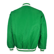 NBA (Spalding) - Boston Celtics Satin Puffer Jacket 1990s Large Vintage Retro Basketball