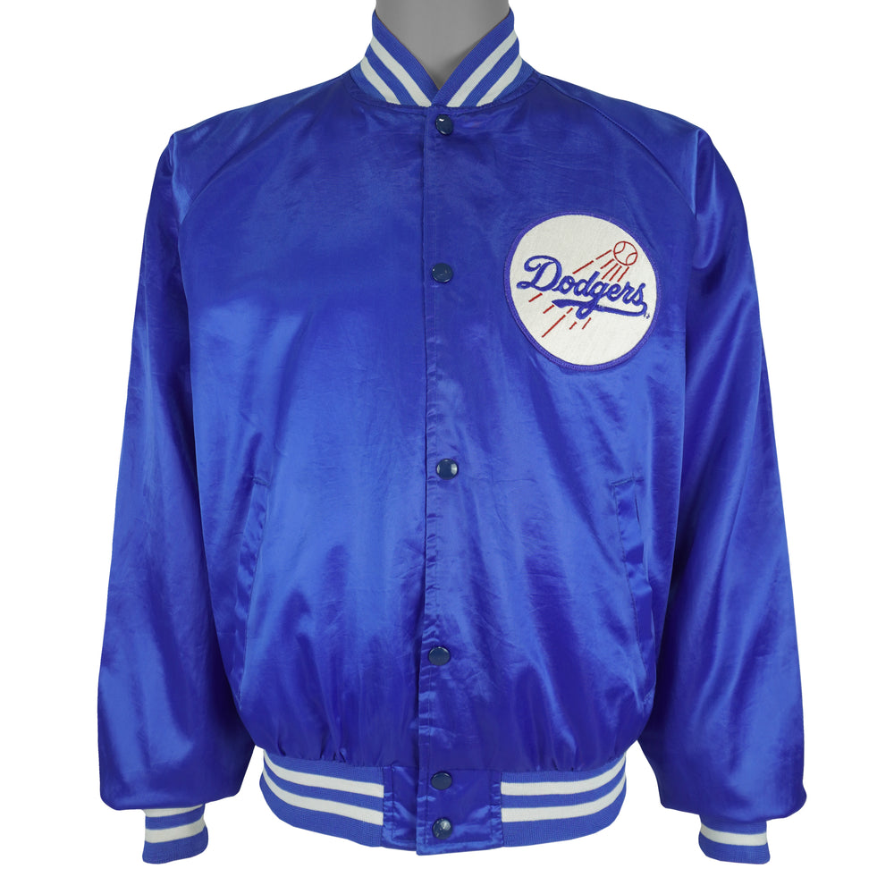 MLB (Chalk Line) - Los Angeles Dodgers Satin Jacket 1990s Medium Vintage Retro Baseball