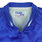 MLB (Chalk Line) - Los Angeles Dodgers Satin Jacket 1990s Medium Vintage Retro Baseball