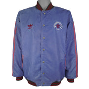 Adidas - Rangers Football Club Embroidered Bomber Jacket 1990s Large Vintage Retro