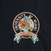 Starter (NCAA) - Miami Hurricanes Hooded Puffer Jacket 1990s Medium Vintage Retro