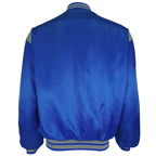 NFL - Blue Detroit Lions Satin Jacket 1990s Medium Vintage Retro Football