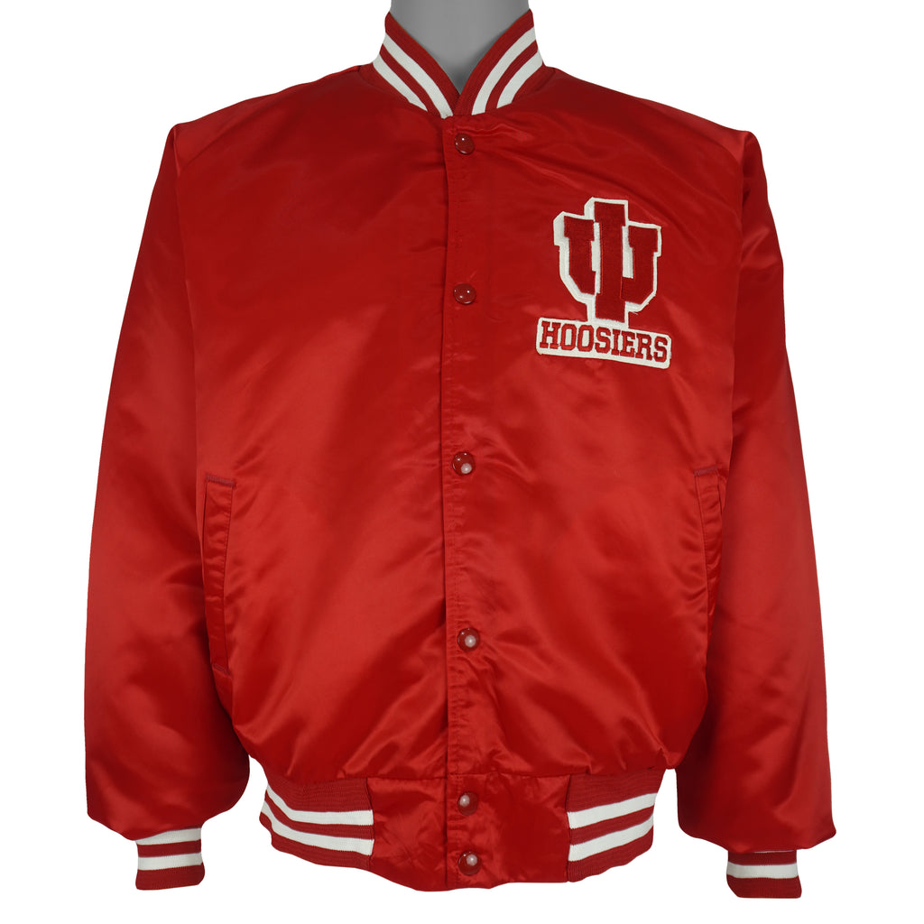 NCAA (Chalk Line) - Indiana Hoosiers Satin Jacket 1990s X-Large Vintage Retro
