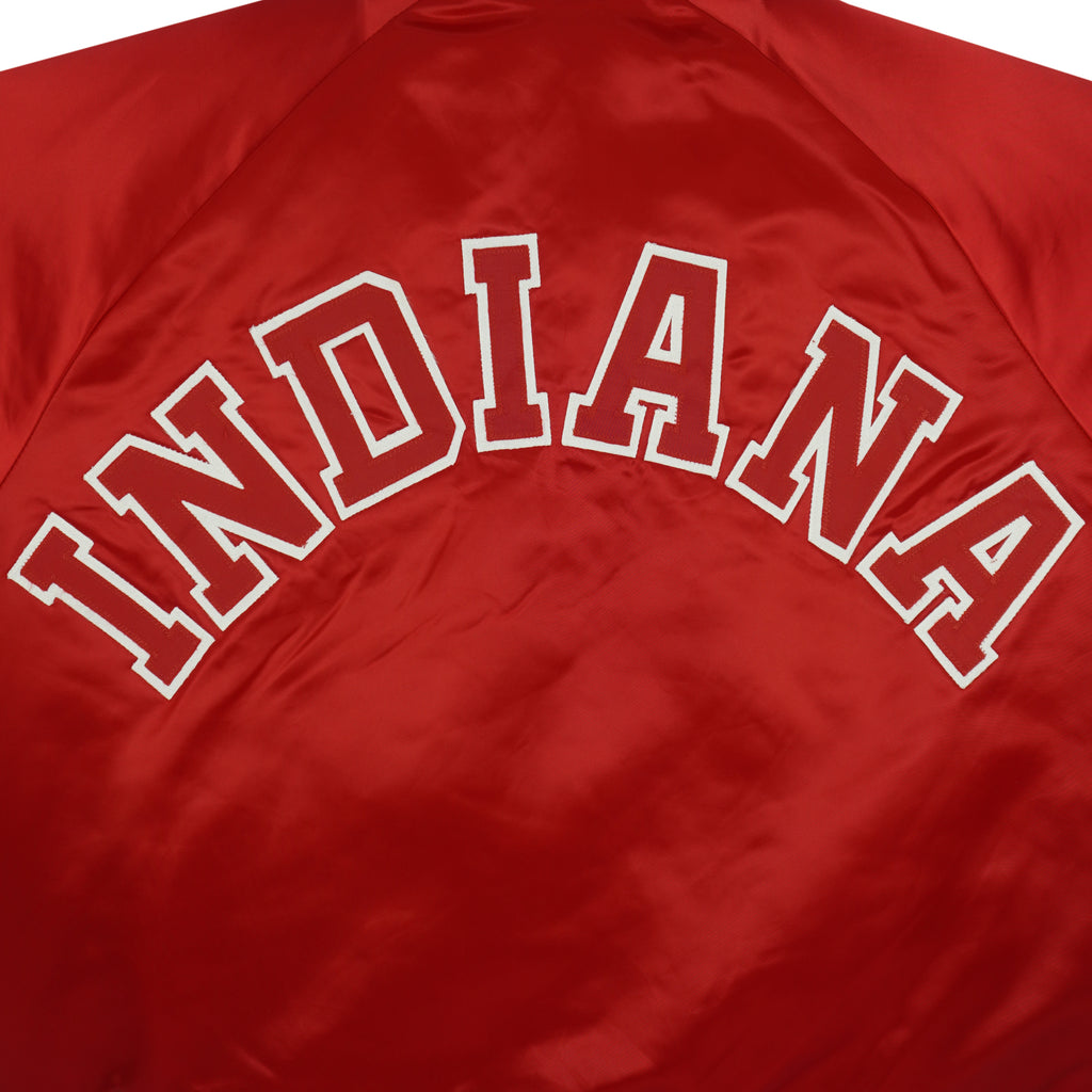 NCAA (Chalk Line) - Indiana Hoosiers Satin Jacket 1990s X-Large Vintage Retro