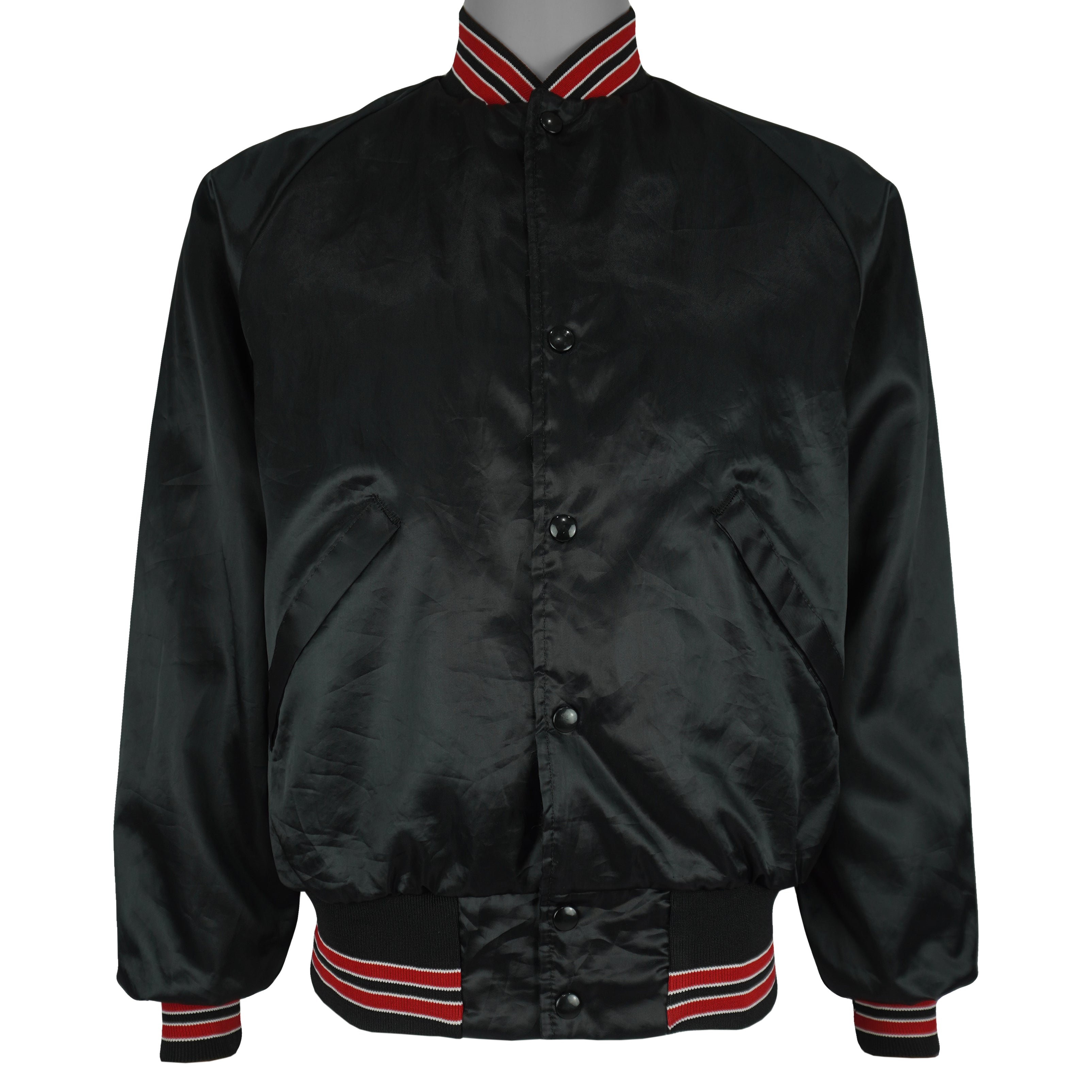 NHL (Swingster) - Detroit Red Wings Satin Jacket 1990s Large Vintage Retro Hockey