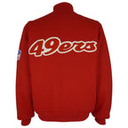 NFL (East Point) - San Francisco 49ers Button-Up Fleece Jacket 1990s Large Vintage Retro Football