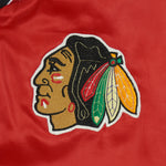 NHL (Chalk Line) - Chicago Blackhawks Satin Jacket 1990s X-Large