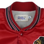 NHL (Chalk Line) - Chicago Blackhawks Satin Jacket 1990s X-Large