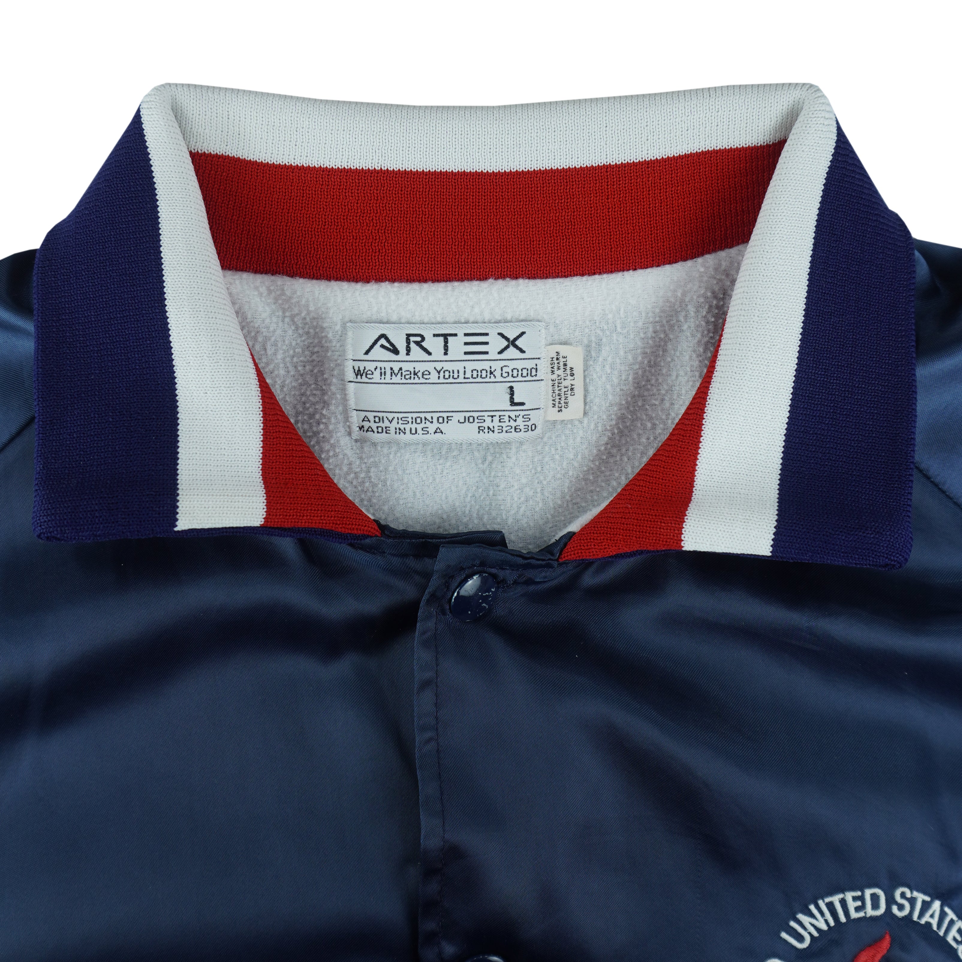 Vintage (Artex) - USA Olympic Training Center Button-Up Jacket 1990s Large Vintage Retro