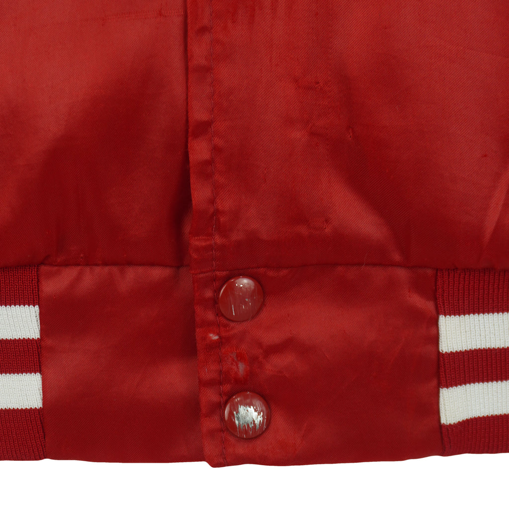 MLB (Swingster) - Boston Red Sox Satin Jacket 1990s Large Vintage Retro Baseball