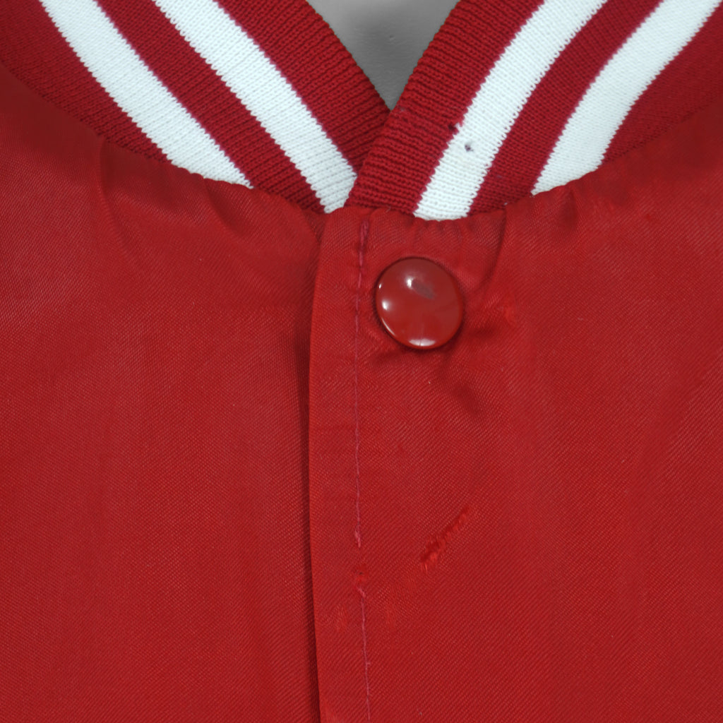 MLB (Swingster) - Boston Red Sox Satin Jacket 1990s Large Vintage Retro Baseball