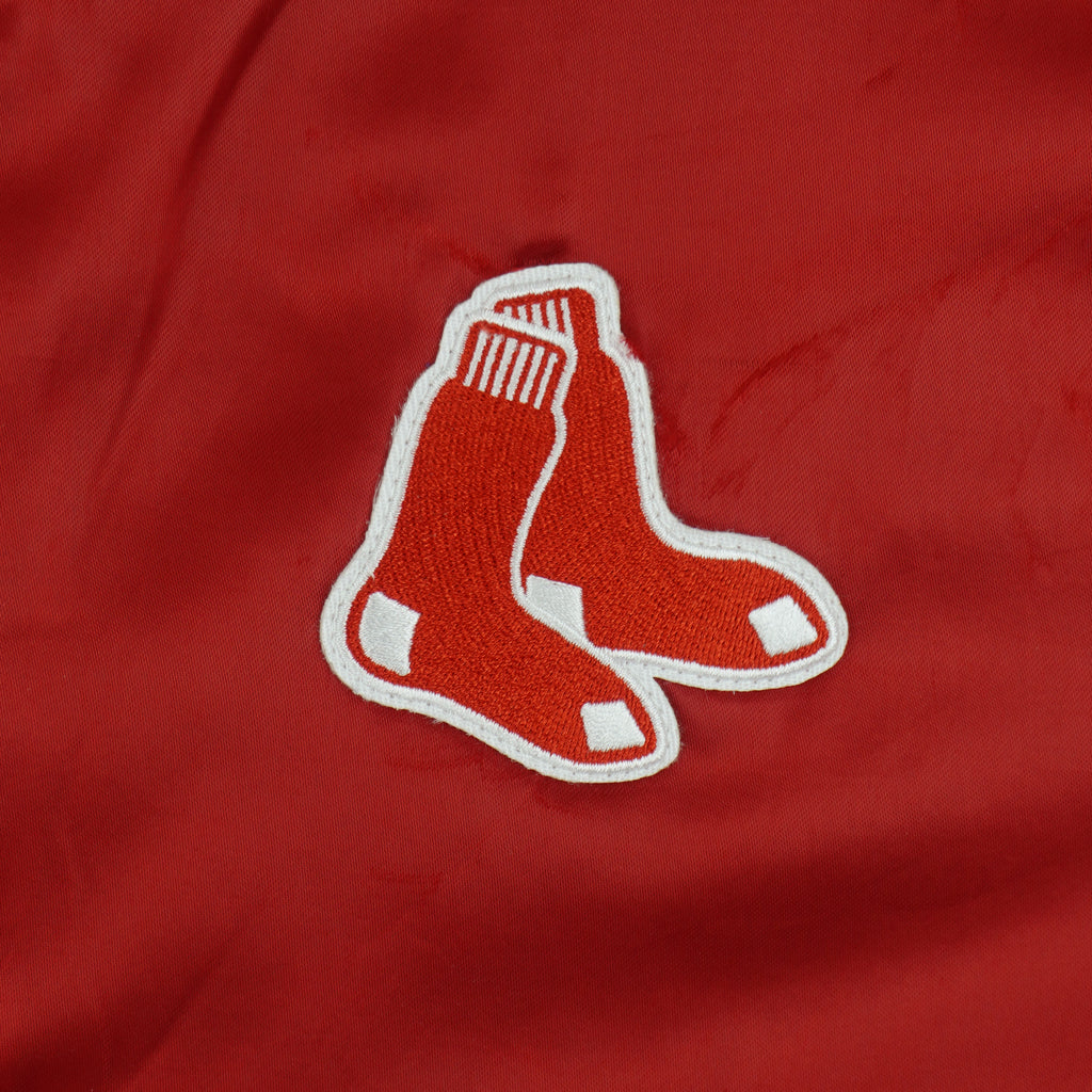 MLB (Swingster) - Boston Red Sox Satin Jacket 1990s Large Vintage Retro Baseball