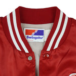 MLB (Swingster) - Boston Red Sox Satin Jacket 1990s Large Vintage Retro Baseball