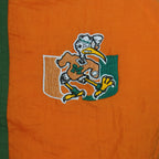 Starter (NCAA) - Miami Hurricanes Hooded Puffer Jacket 1990s Medium Vintage Retro