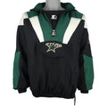 Starter (NHL) - Dallas Stars 1/4 Zip Puffer Jacket 1990s X-Large Vintage Retro Hockey