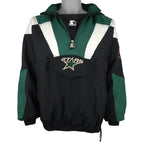 Starter (NHL) - Dallas Stars 1/4 Zip Puffer Jacket 1990s X-Large Vintage Retro Hockey
