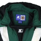 Starter (NHL) - Dallas Stars 1/4 Zip Puffer Jacket 1990s X-Large Vintage Retro Hockey